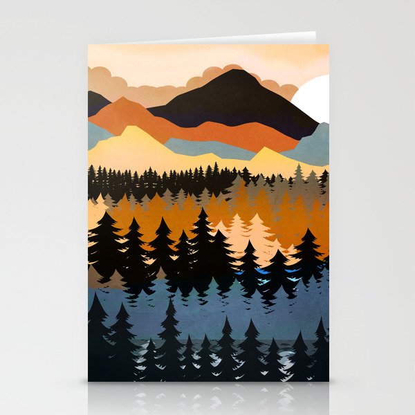 Colors of a Mountain View Stationery Cards