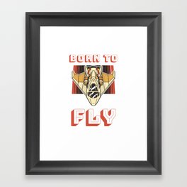 Airplanes - Born To Fly Framed Art Print