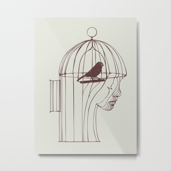 Be Alone Metal Print