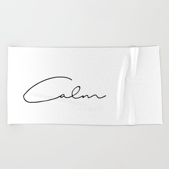 Calm Beach Towel