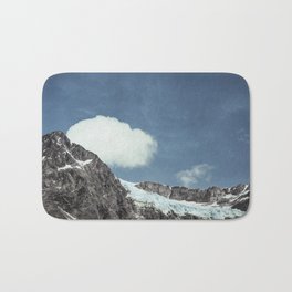 mountains and ice - Fellaria Glacier Italy Bath Mat | Curated, Digital Manipulation, Glacier, Landscape, Italy, Photo, Travel, Digital, Mountain, Outdoors 