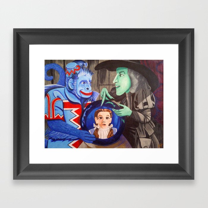 Wicked Witch Framed Art Print