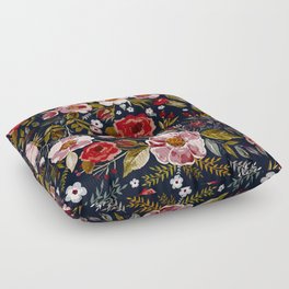 Vintage & Shabby Chic - Country Floral Floor Pillow