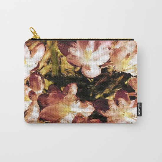 Painterly Vintage Crocus Carry-All Pouch