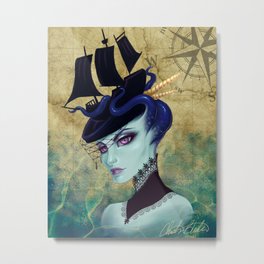 Lady of the Sea Metal Print