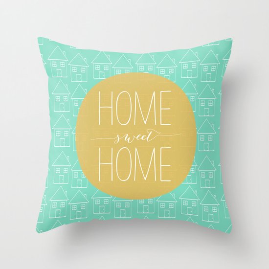 Home sweet home 2 Throw Pillow