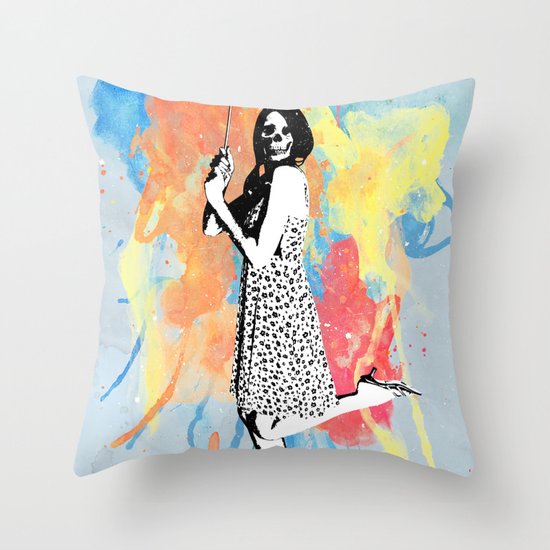 Water Color Throw Pillow