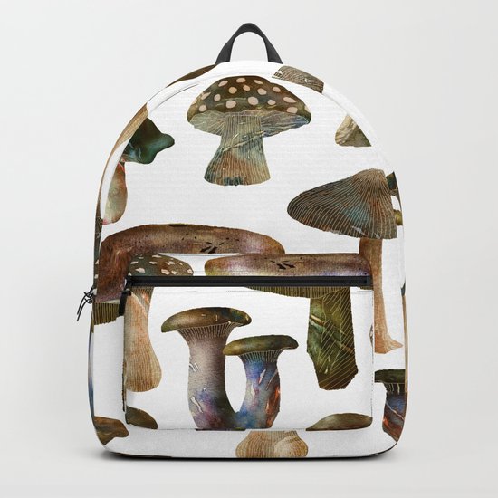 Mushroom Pattern Backpack