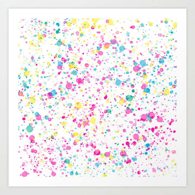 Spring Happy Bright Color Paint Splatter Art Print By Starflyer Society6 Spring Happy Bright Color Paint Splatter Art Print By Starflyer Society6