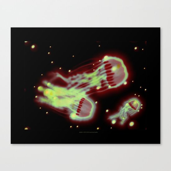 Jellyfish - 037 Canvas Print