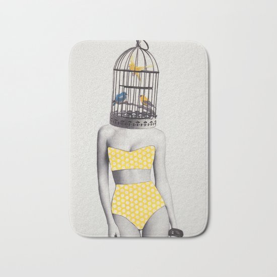 Bird Brained Babe Bath Mat