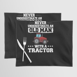 Tractor Farmer Driver Kids Seat Placemat