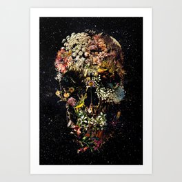 Smyrna Skull Art Print