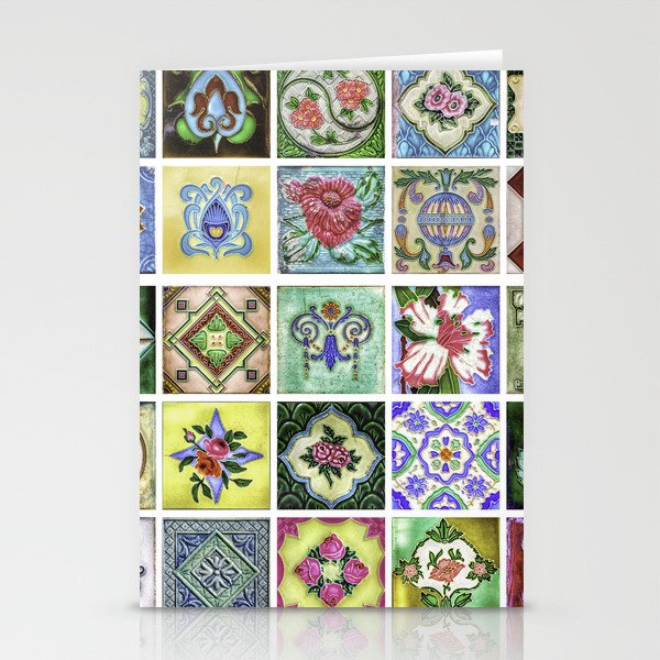 Peranakan Tiles 25x Stationery Cards