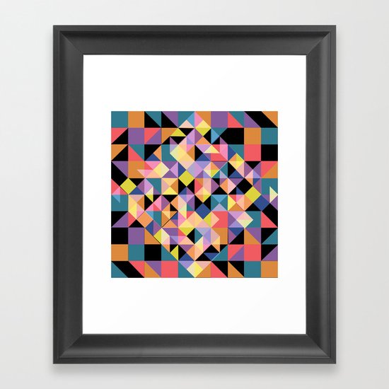 Pixels Framed Art Print