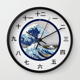 THE GREAT WAVE OFF KANAGAWA Wall Clock