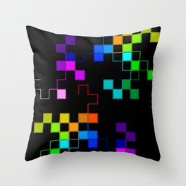 squares and squares again Throw Pillow