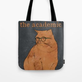 The Academic Vintage Poster Tote Bag
