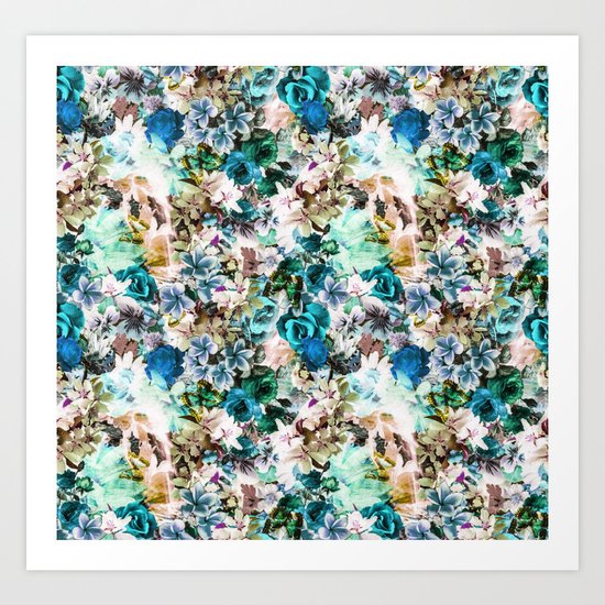 Floral Pattern V2 Art Print
