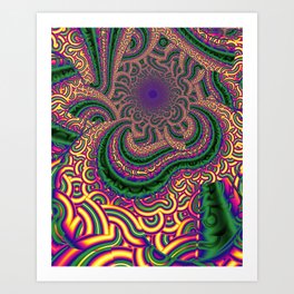 BBQSHOES™ Crazy Loops Art Print