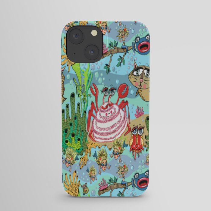 Mini Mermaids and Friends iPhone Case