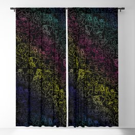 lions and tigers and bears Blackout Curtain