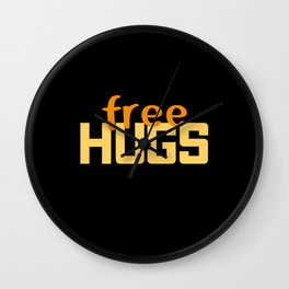 Free Hugs 2021 Make New Friends after Exile Wall Clock