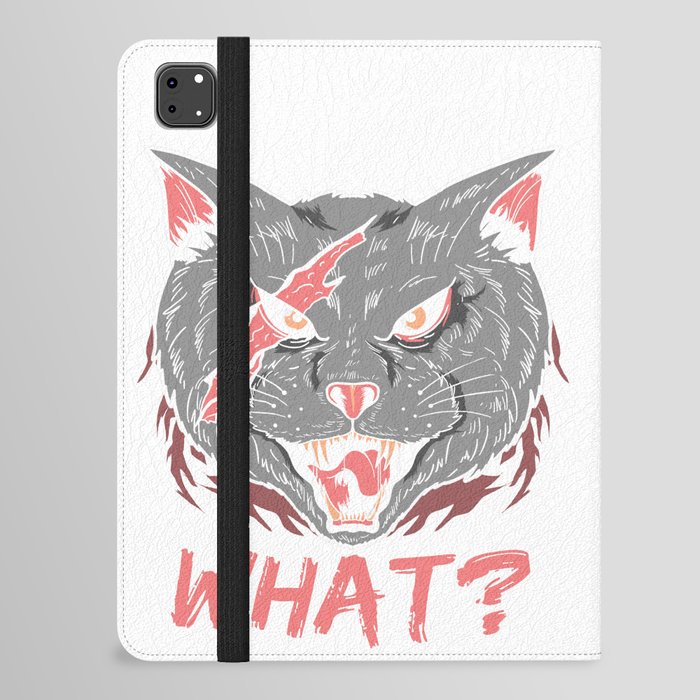 Wild Cat What? iPad Folio Case