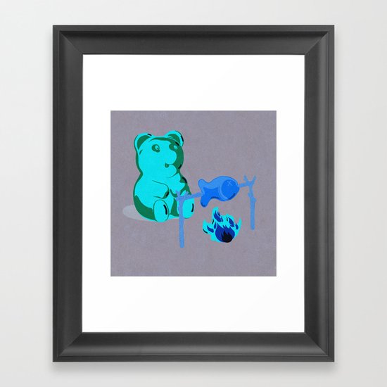 Snack Time! Framed Art Print