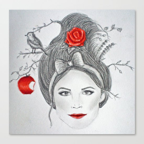 Snow White II Canvas Print