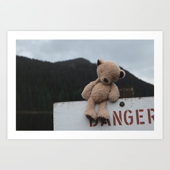 Be Bear Aware Art Print