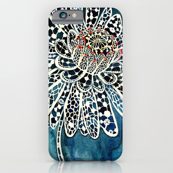 Flower Paintings: Lace Flower iPhone & iPod Case