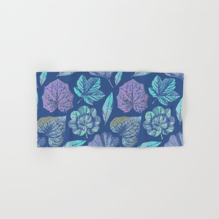 Purple patterned sales bath towels