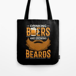 Beers And Beards Tote Bag