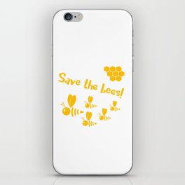 Save the bees! by Beebox iPhone Skin