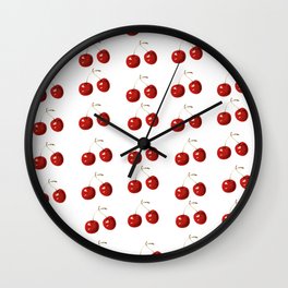 Summer is for Cherries Wall Clock