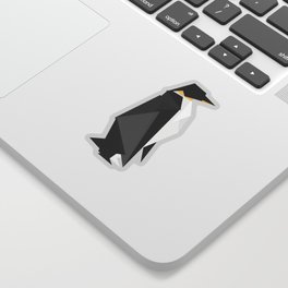 Fractal geometric emperor penguin Sticker