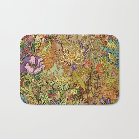 Floral Garden Bath Mat
