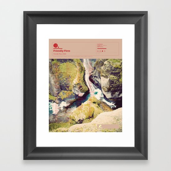 The Visual Mixtape 2010 | Friendly Fires | 14 / 25 Framed Art Print