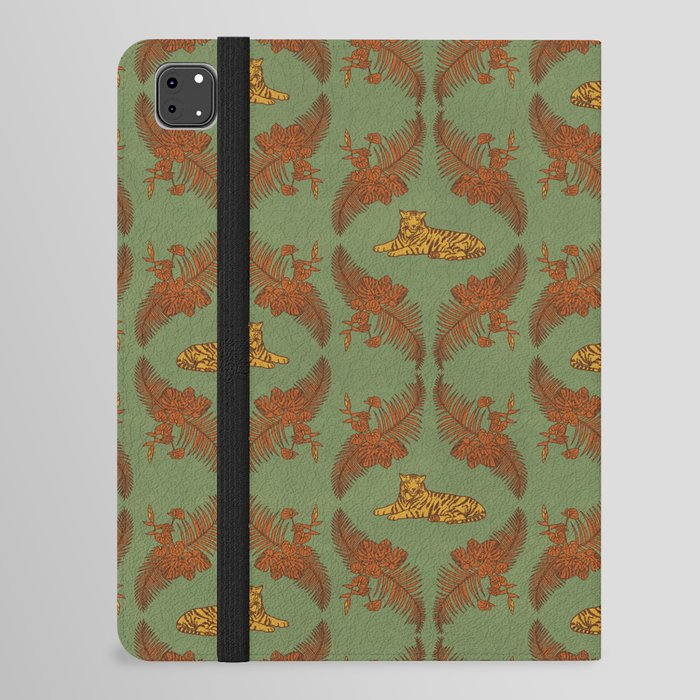 King Tiger - Green iPad Folio Case