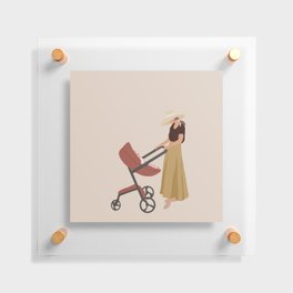 BABY AND MOTHER  Floating Acrylic Print