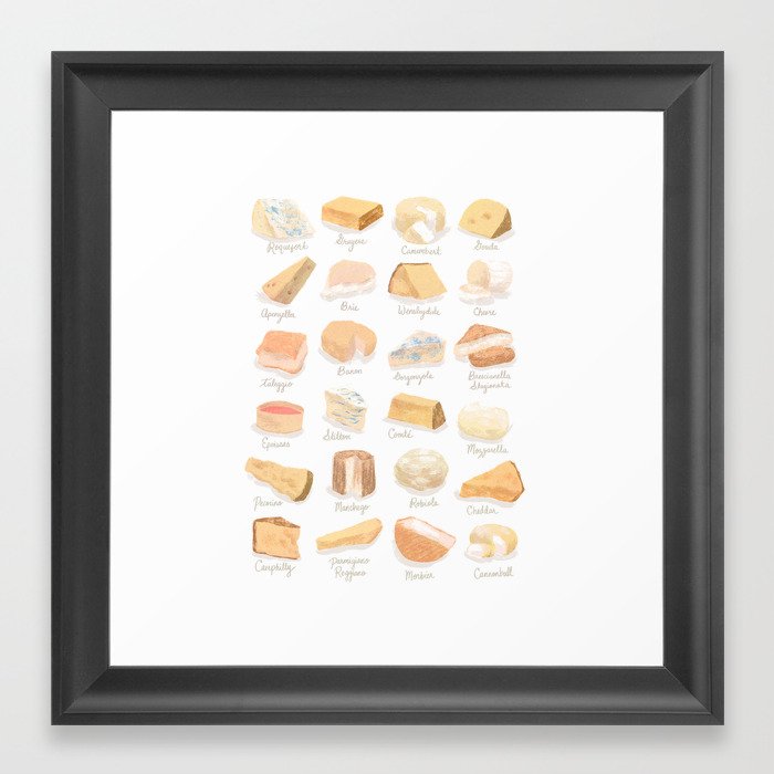 Cheese Revamp Framed Art Print