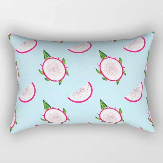 Dragon Fruit Pattern Rectangular Pillow