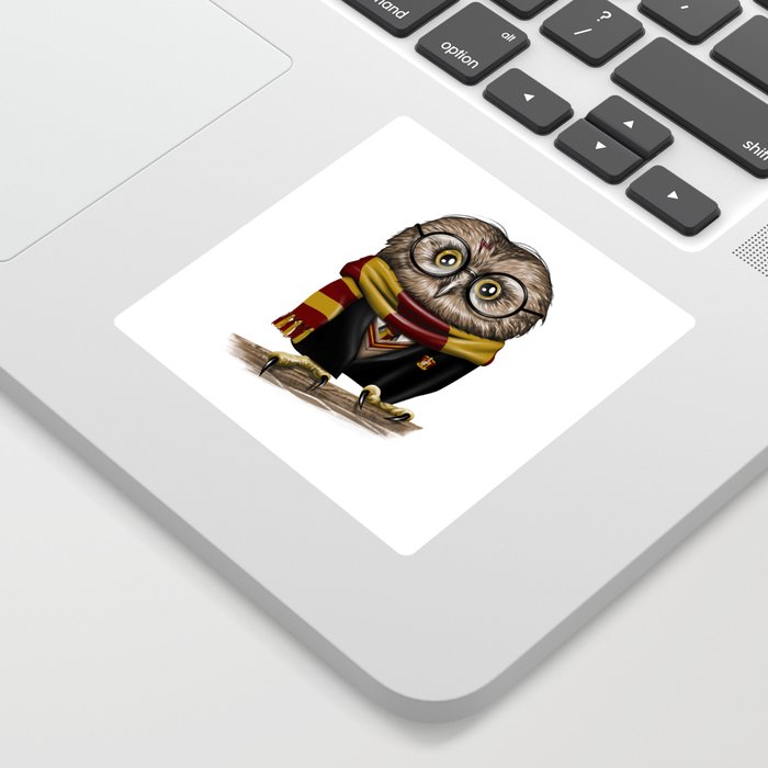 Owly Wizard Sticker