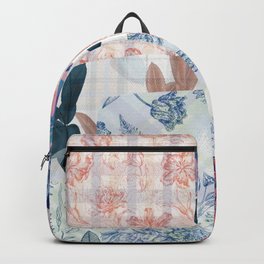 Vintage Floral Quilt  Backpack