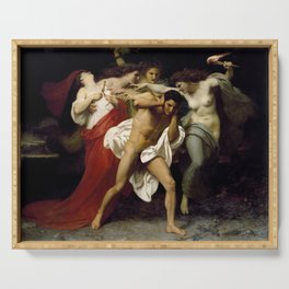 Orestes Pursued by the Furies by William-Adolphe Bouguereau (1862) Serving Tray