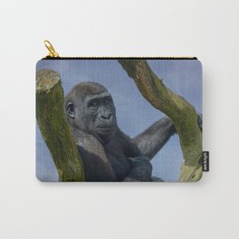 Gorilla Resting On A Tree Carry-All Pouch