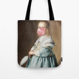 Bubblegum Portrait Johannes Cornelisz Verspronck Tote Bag