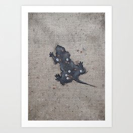 Chicago rat hole tribute painting Art Print