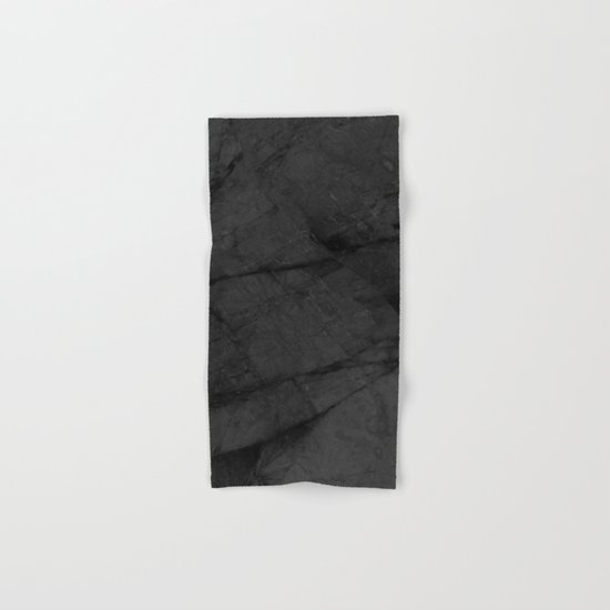 Dark Grey Marble Hand & Bath Towel